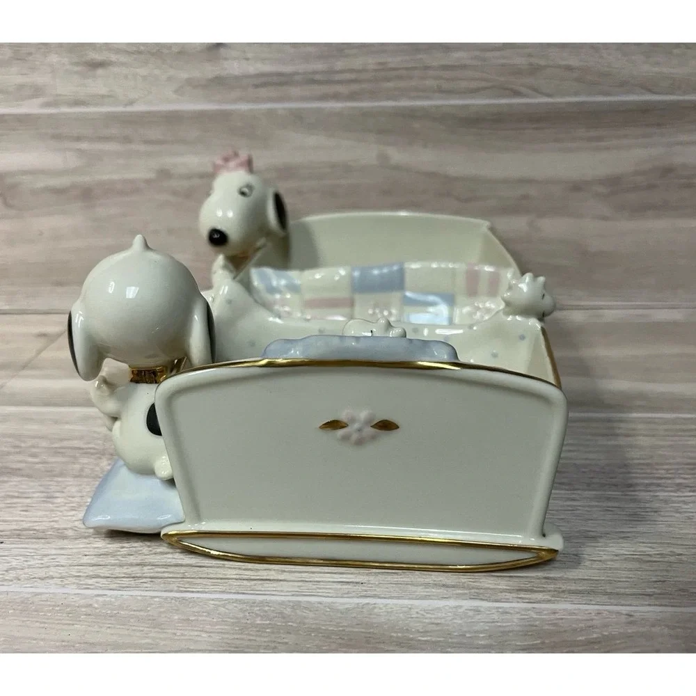 Lenox Baby Snoopy & Woodstock Divided Baby Bowl